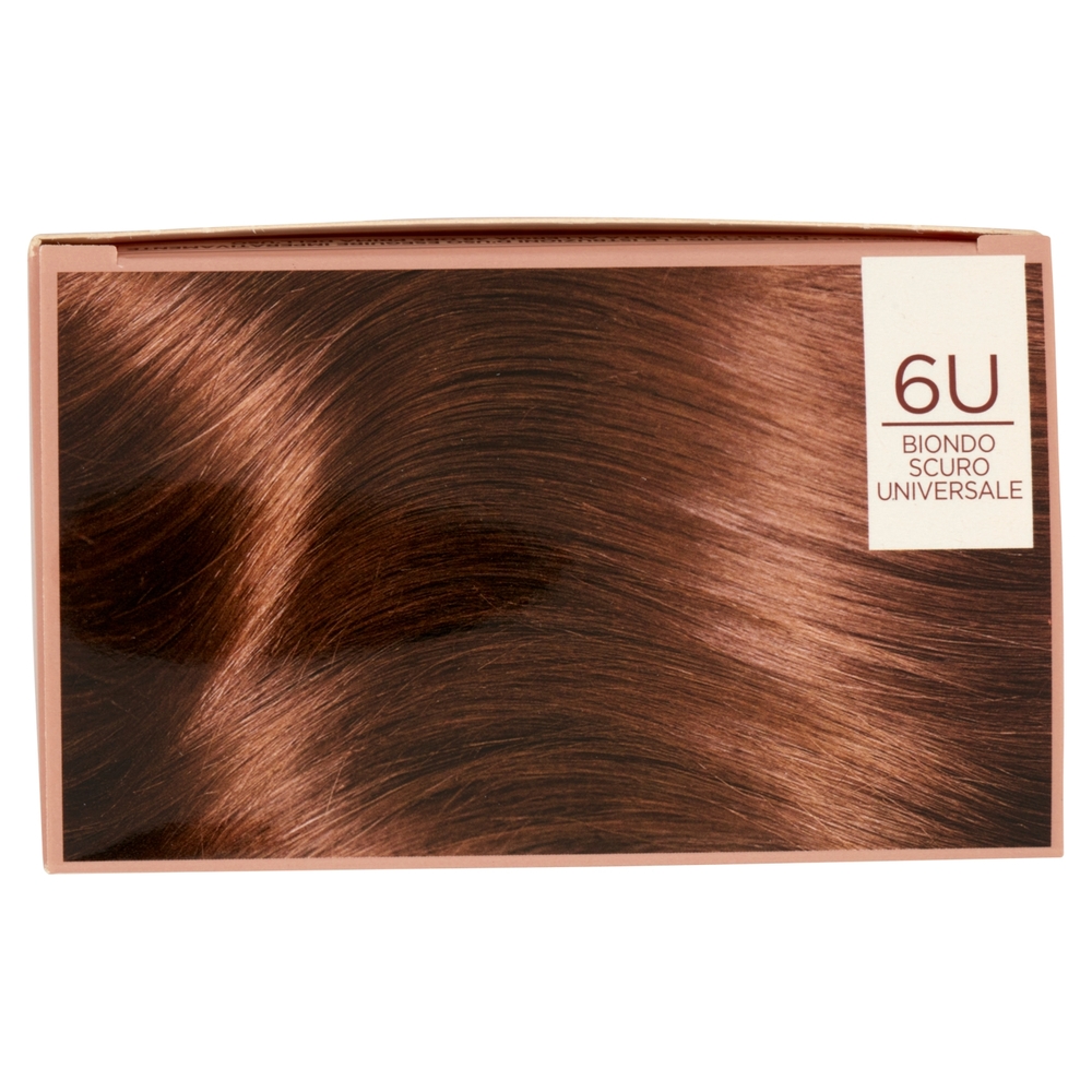 L'Oreal Paris Colorazione permanente senza ammoniaca, Riflesso Universale, Biondo Scuro 6U